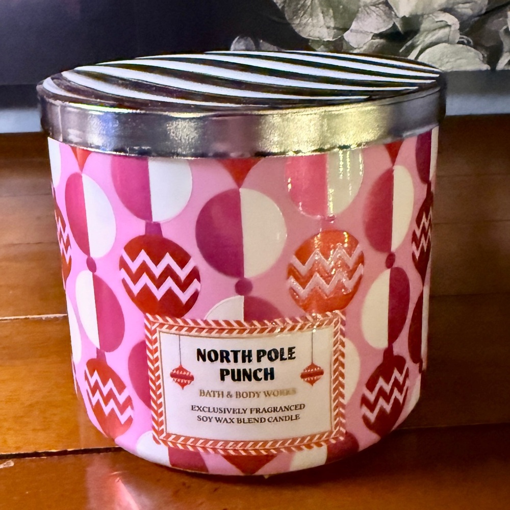 New North Pole Punch 3-Wick Candle Bath & Body Works